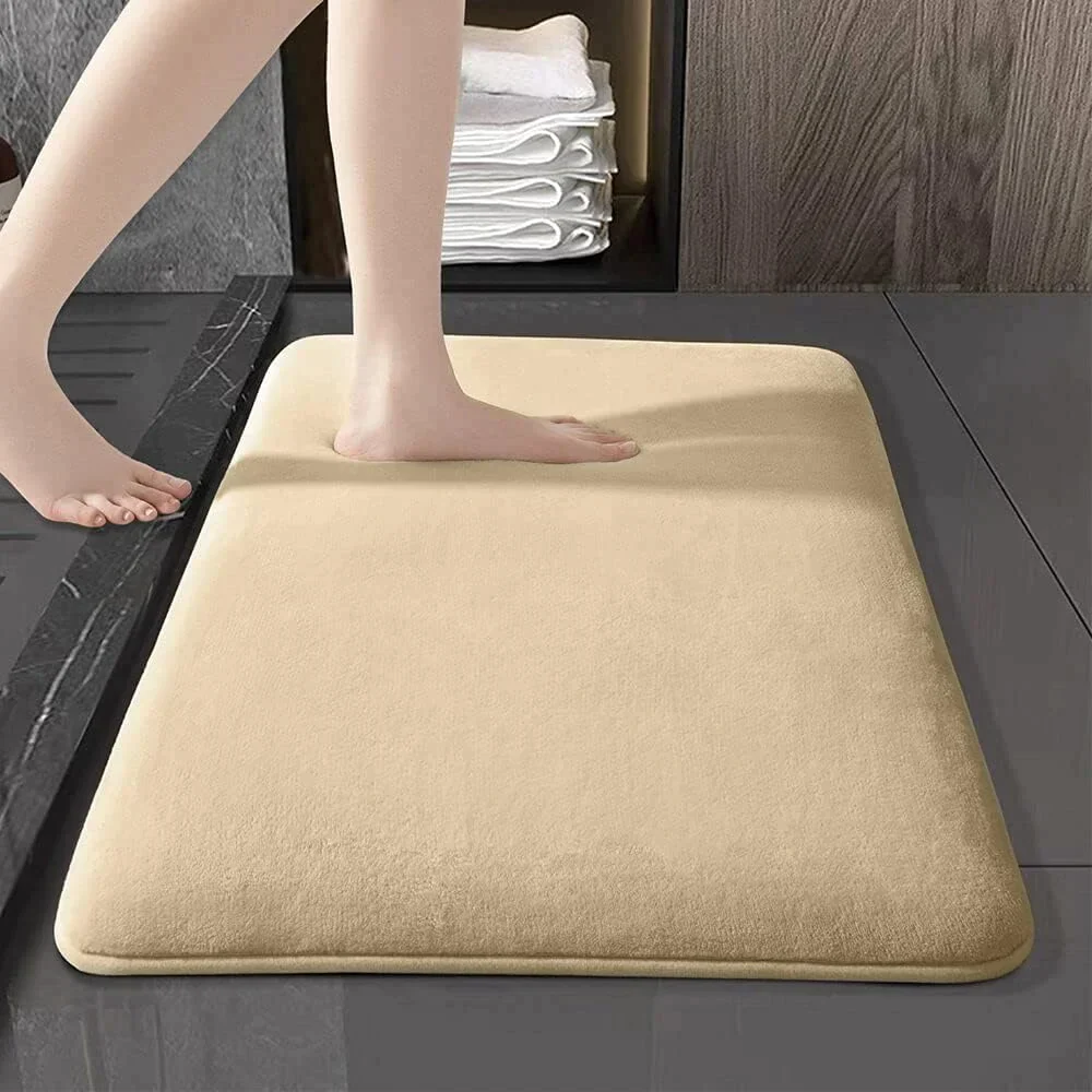 Ultra-Absorbent Memory Foam Bath Mat – Step into Comfort - Univelve