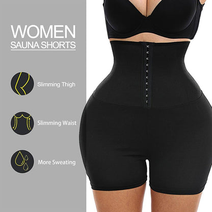 High-Waist Sauna Sweat Shorts – Accelerate Your Fitness Journey!