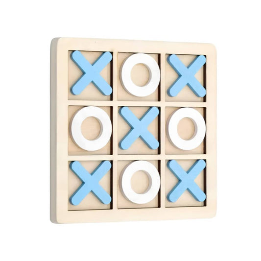 Classic Wooden Tic-Tac-Toe Board Game – Timeless Fun for All Ages - Univelve