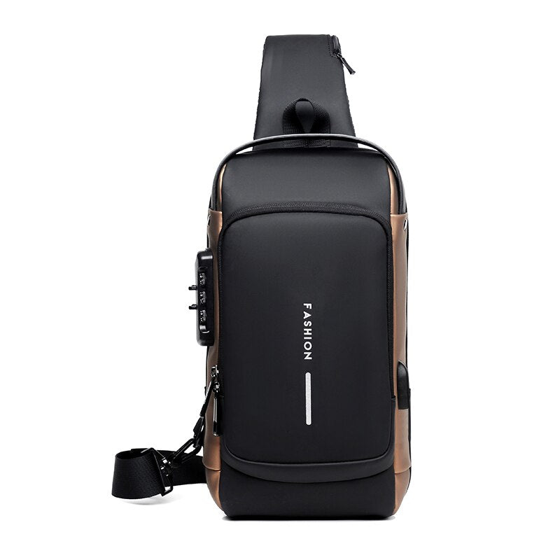 Men's Anti-Theft Sling Crossbody Bag – Secure and Stylish Travel Companion - Univelve