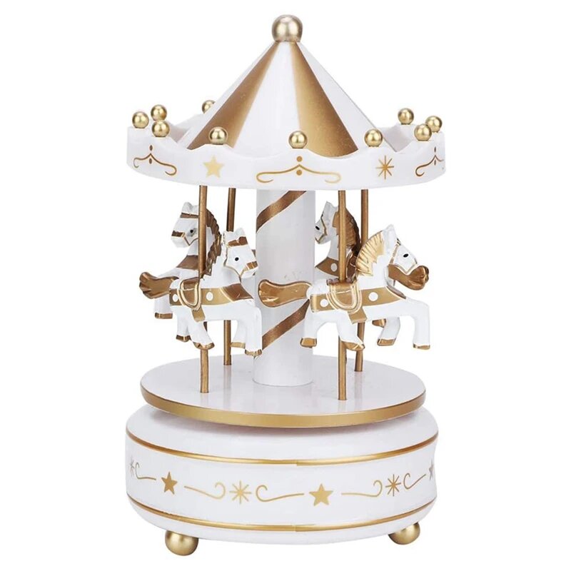 Musical Christmas Carousel - Christmas Carousel Decorations - Univelve