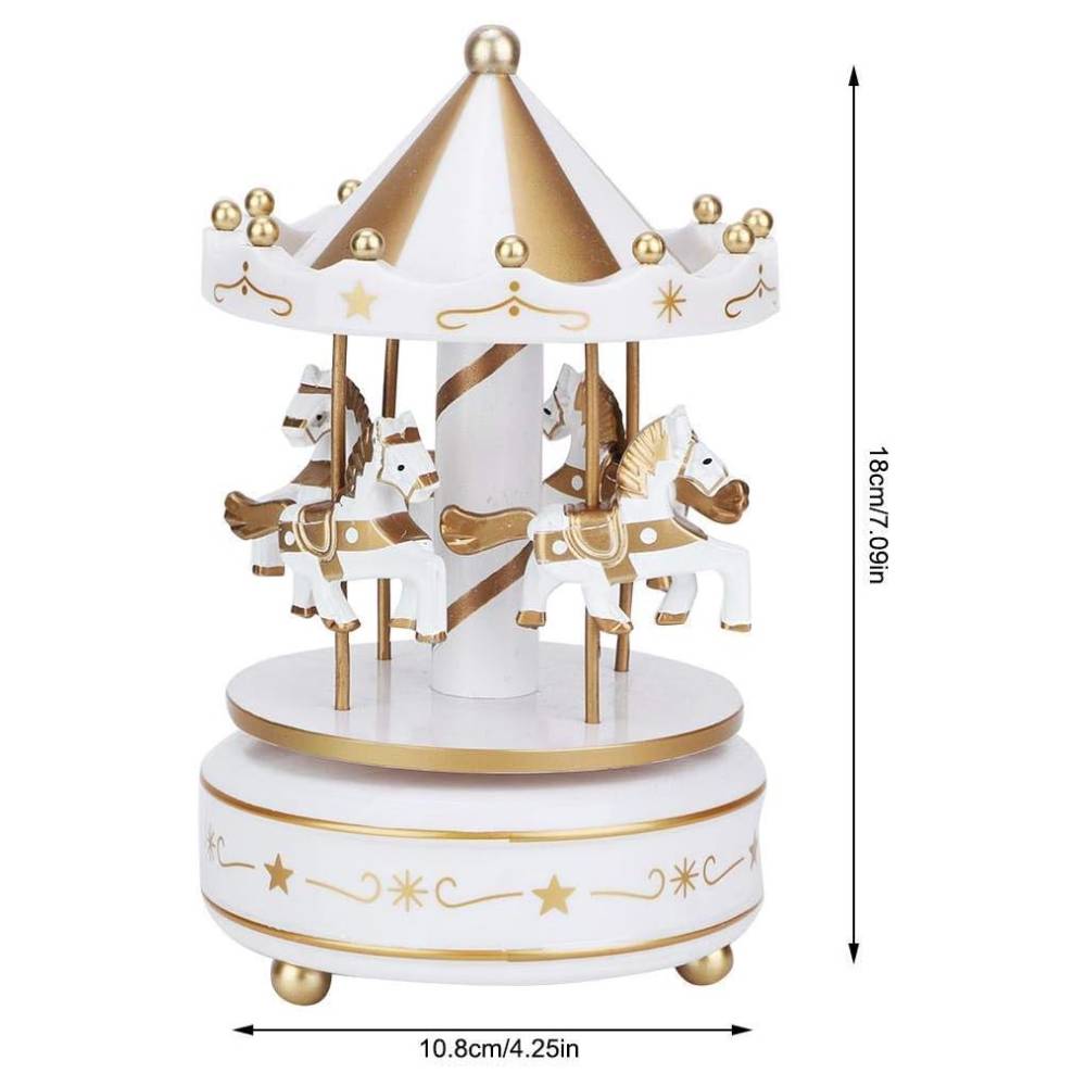 Musical Christmas Carousel - Christmas Carousel Decorations - Univelve